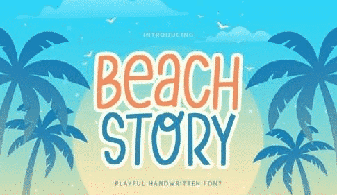 Beach Story - Playful Handwritten Font