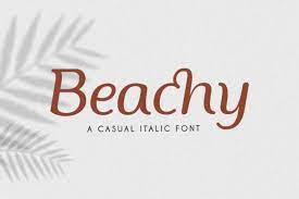 Beachy Font