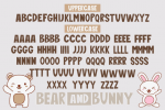 Bear and Bunny Font