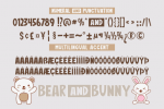 Bear and Bunny Font