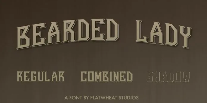 Bearded Lady Font