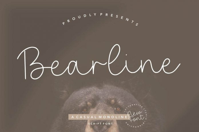 Bearline Signature Font