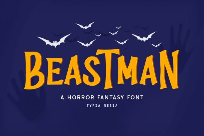 Beastman - Fantasy Horror Font