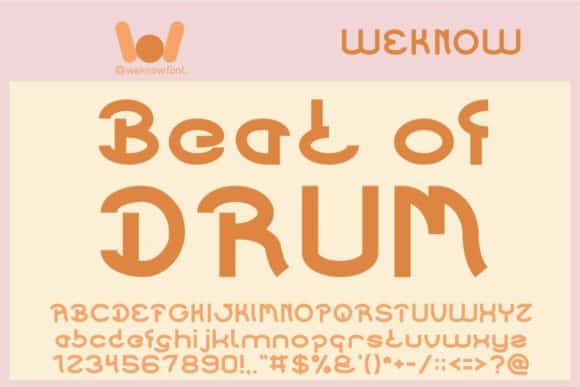 Beat of Drum Font