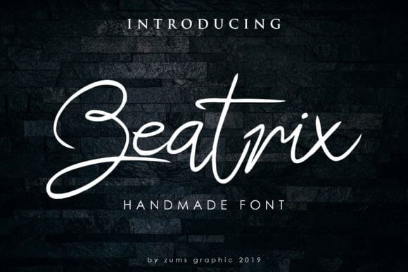 Beatrix Script Font