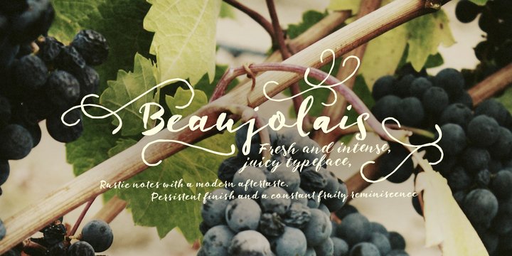 Beaujolais Font Free Download