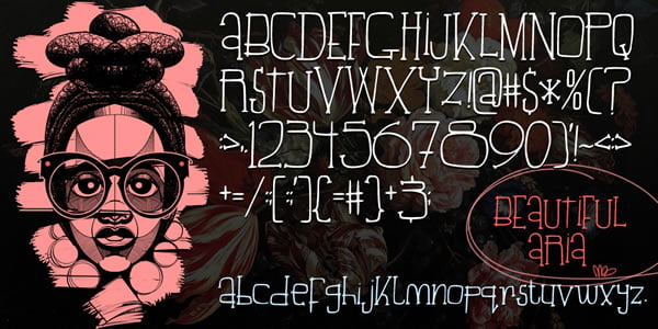 Beautiful Aria Font