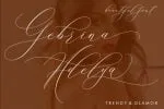 Beautiful in White Font