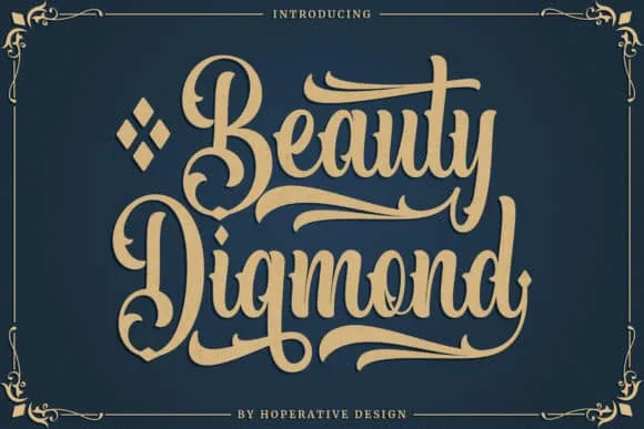 Beauty Diamond Font