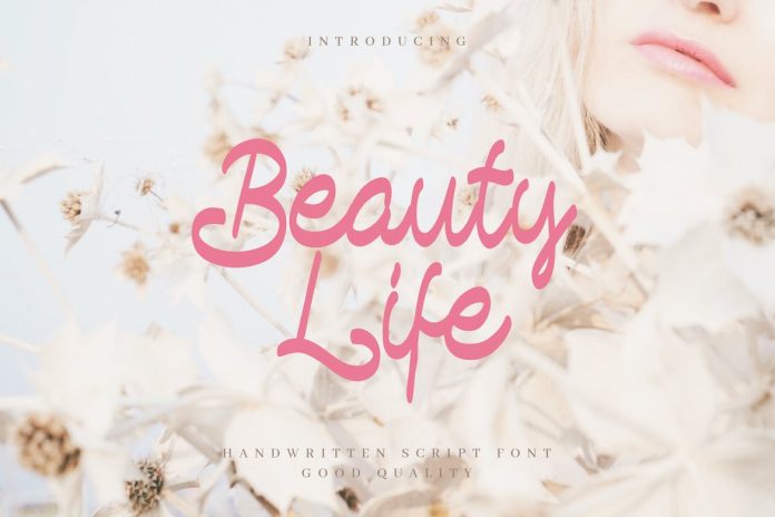 Beauty Life - Romantic Handwritten Script