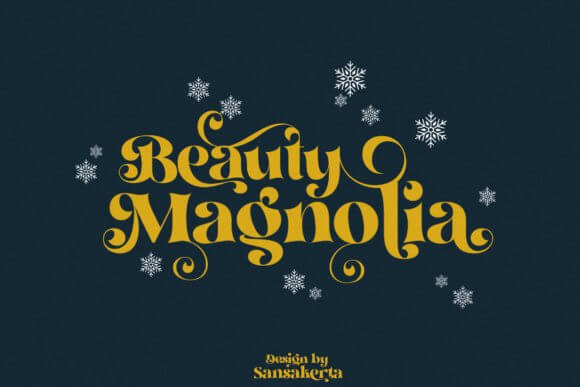 Beauty Magnolia Font