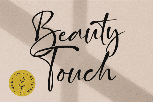 Beauty Touch Font