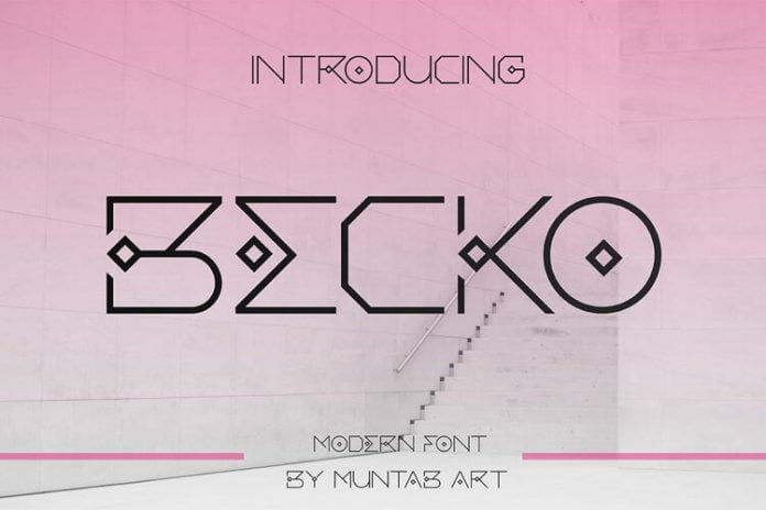 Becko Future Sans