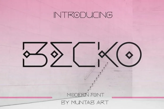Becko Future Sans