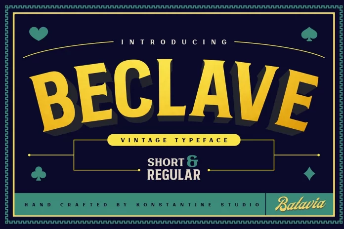 Beclave Font