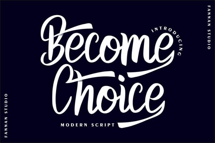 Become Choice Font