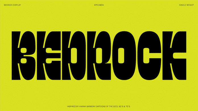 Bedrock Display Font