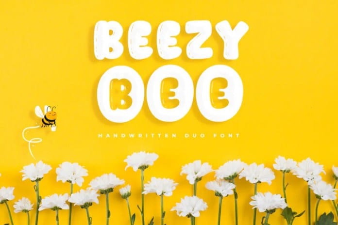 Beezy Bee - Handwritten Duo Font