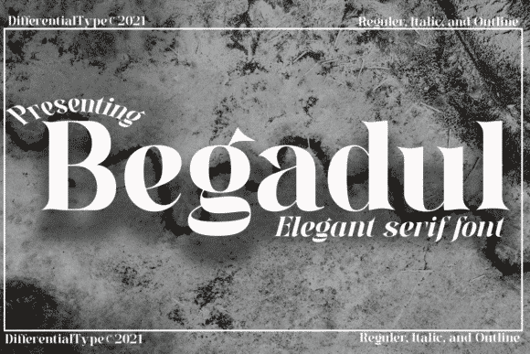 Begadul Font