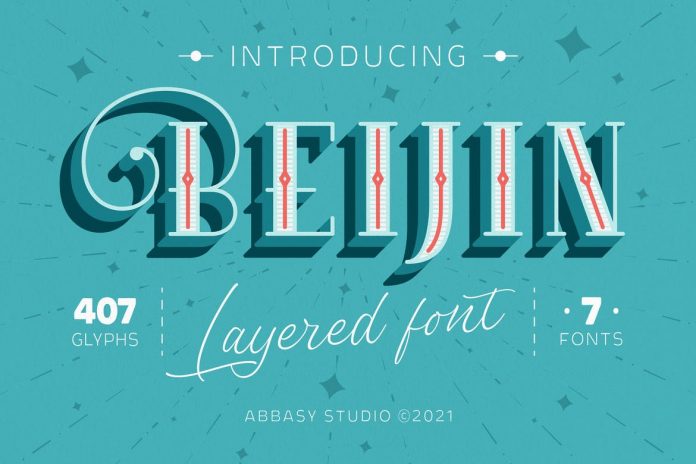 Beijin Layered Font