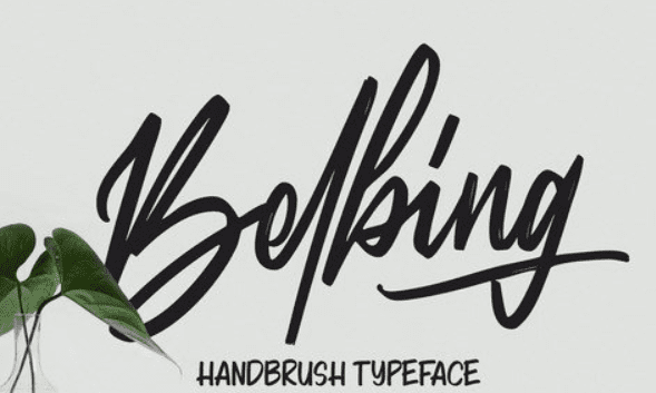 Belbing - Script Font