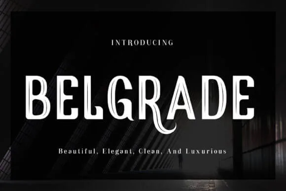 Belgrade Font