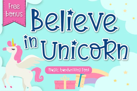 Believe in Unicorn Font