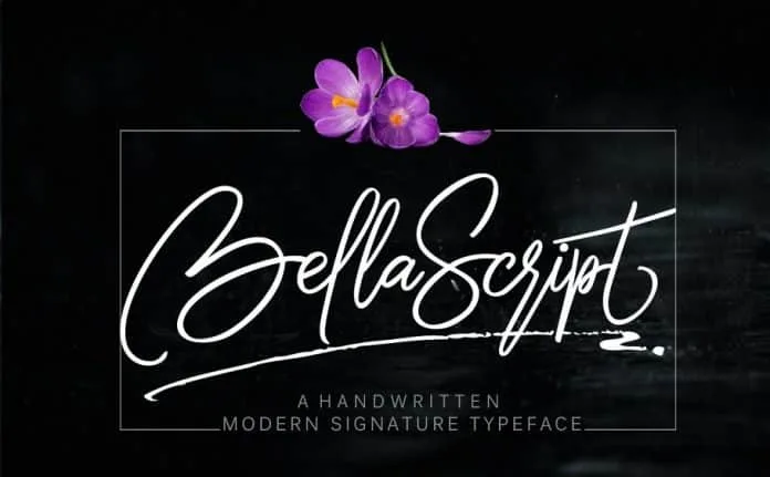 Bella Script Font