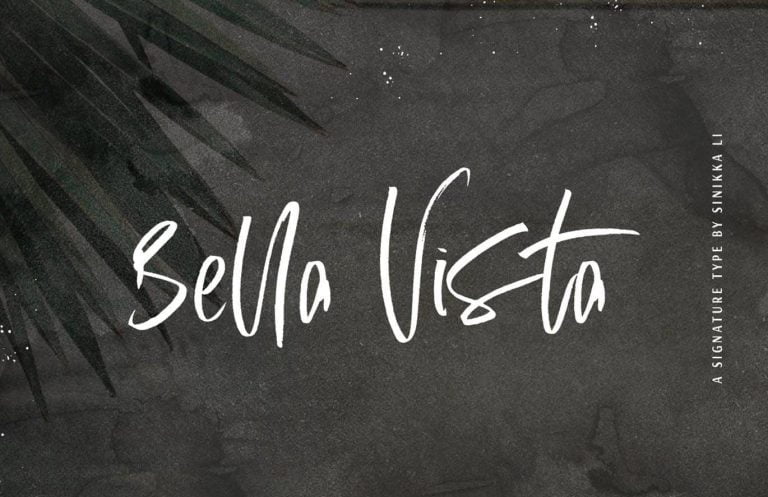Bella Vista Font Free Downlaod
