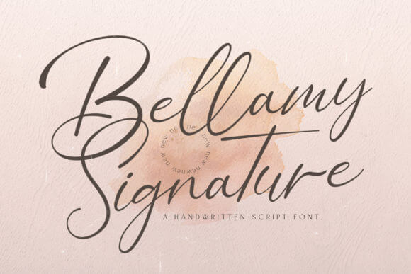 Bellamy Signature Font