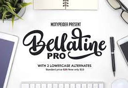 Bellatine Pro Font