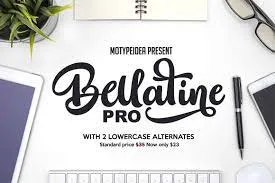 Bellatine Pro Font