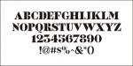 Belle Epoque Stencil JNL Font Family