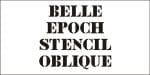 Belle Epoque Stencil JNL Font Family