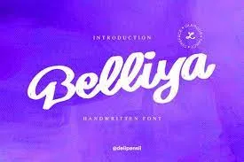 Belliya font