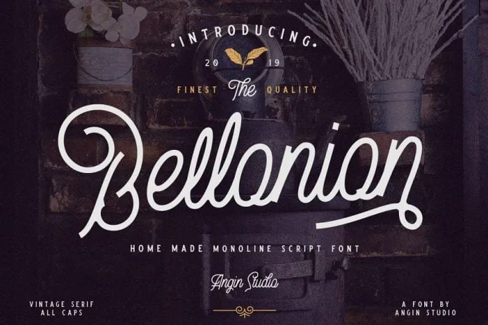Bellonion Script ( font duo )