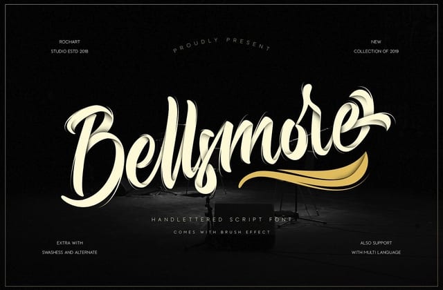 Bellsmore Brush Script Font