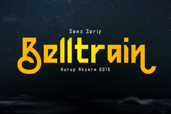 Belltrain Font