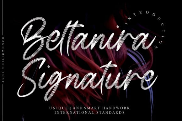 Beltanira Signature Font