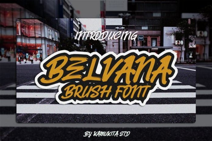 Belvana Brush Font