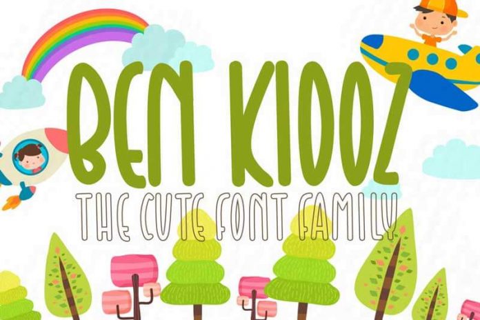 Ben Kidoz - Cute Display Family Font