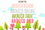 Ben Kidoz - Cute Display Family Font
