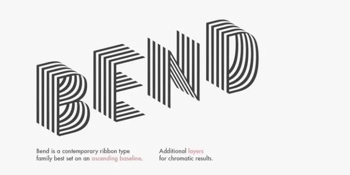 Bend Font