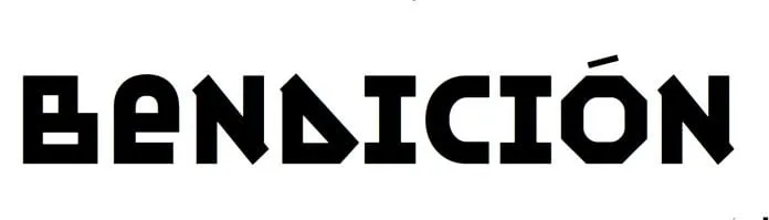 Bendicion family Font