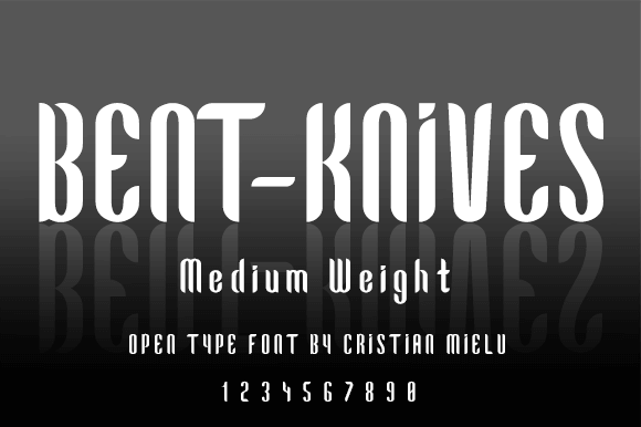 Bent-Knives Font