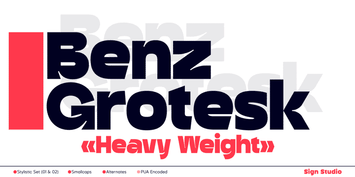 Benz Grotesk Font
