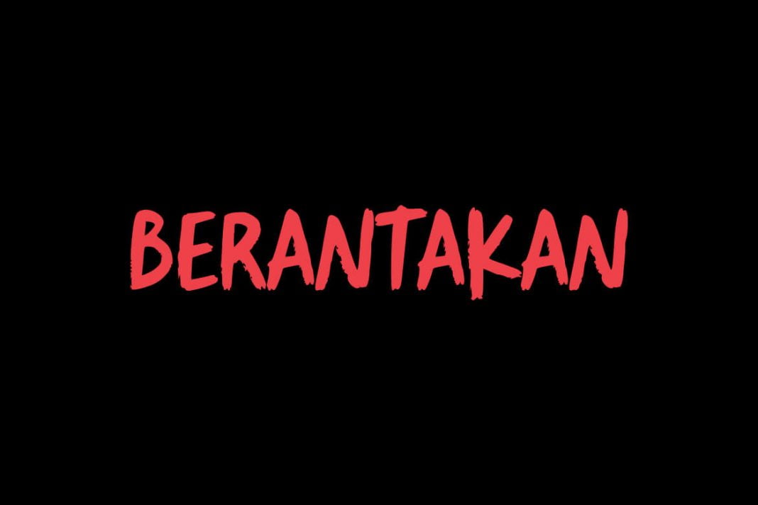 Berantakan Brush Typeface