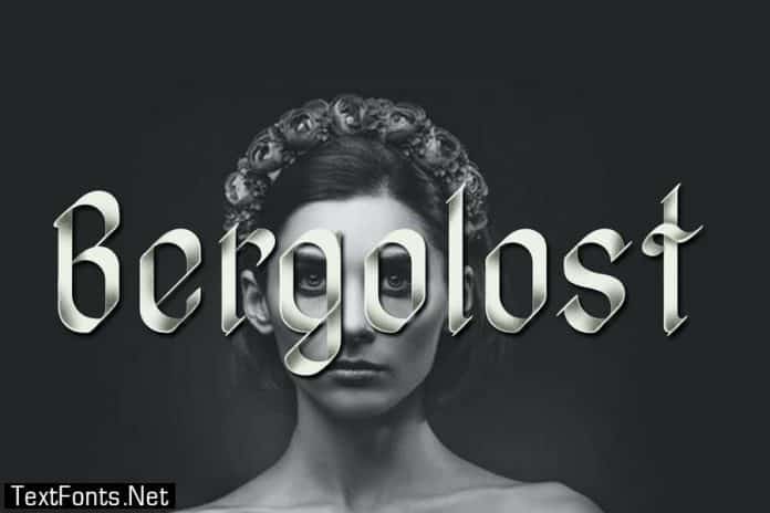 Bergolost – Black Letter Typeface Font