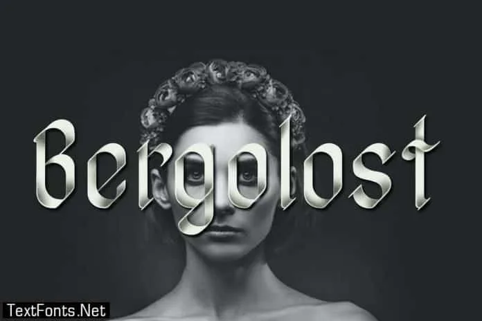 Bergolost – Black Letter Typeface Font