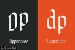 Bergolost – Black Letter Typeface Font